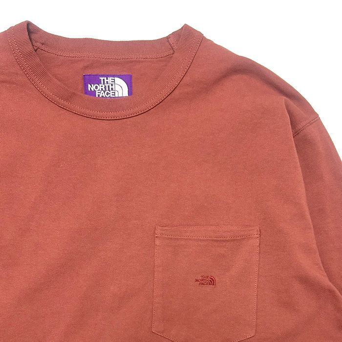 8oz Field Long Sleeve Pocket Tee / RU(Rust)