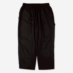 NYLON DOUBLE KNEE PANTS  | BLACK