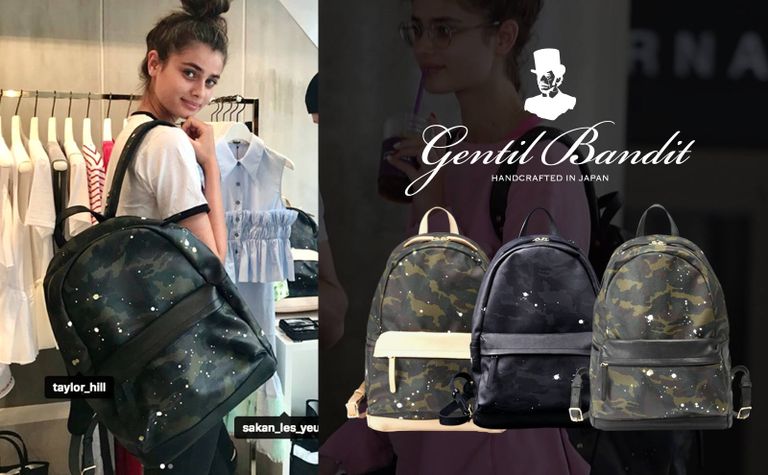 【GENTIL BANDIT】 海外有名モデル「テイラー・ヒル」さんご愛用のバックパックが再入荷