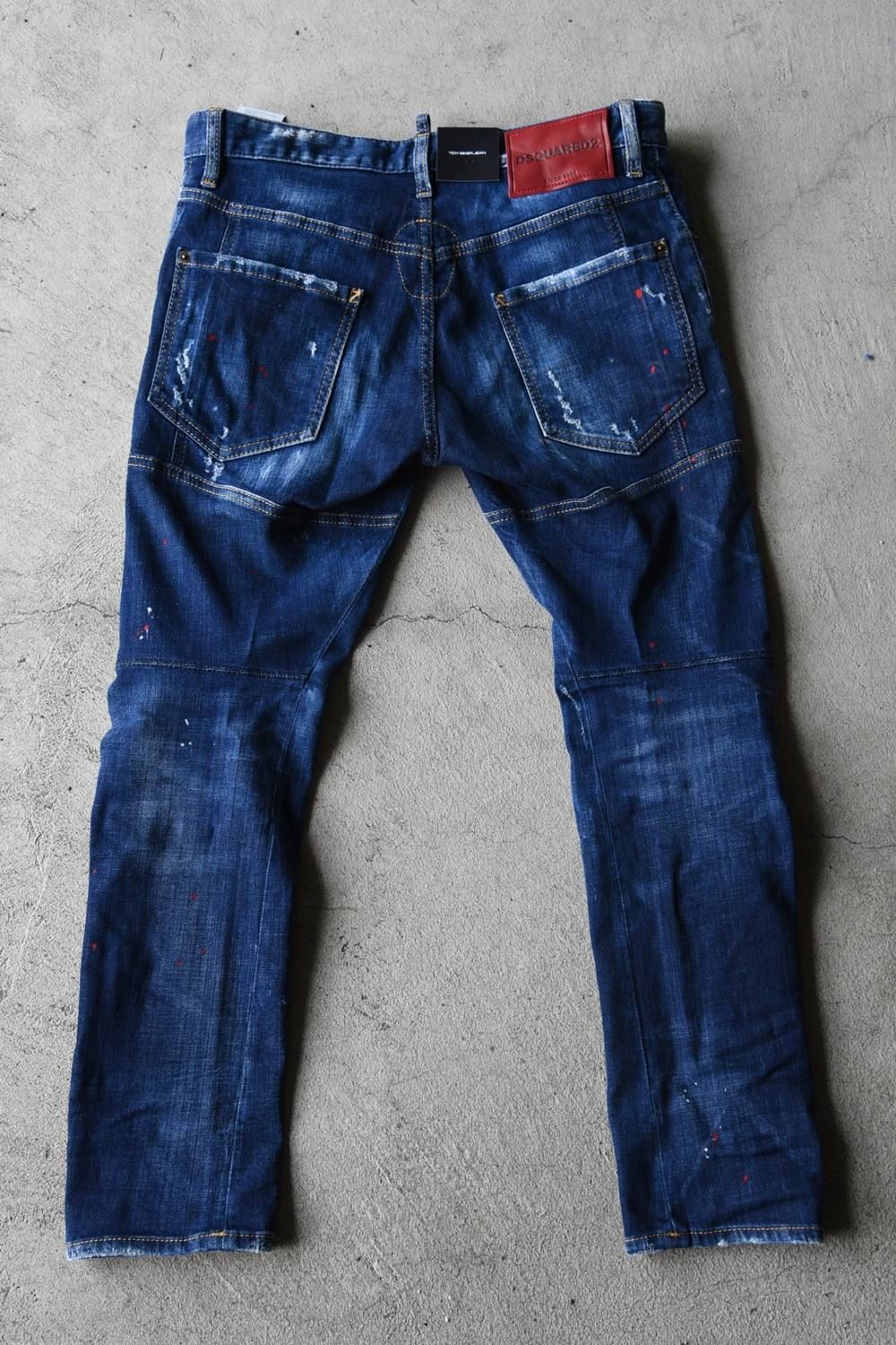 Dsquared2 - RED SPOTS TIDY BIKER JEAN / タイディーバイカージーンズ 