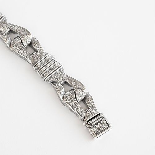 アクセサリー Gerochristo Minoas Thin Bracelet Gerochristo / Minoas Thin Bracelet GB8 – Fuligo / Fuligoshed