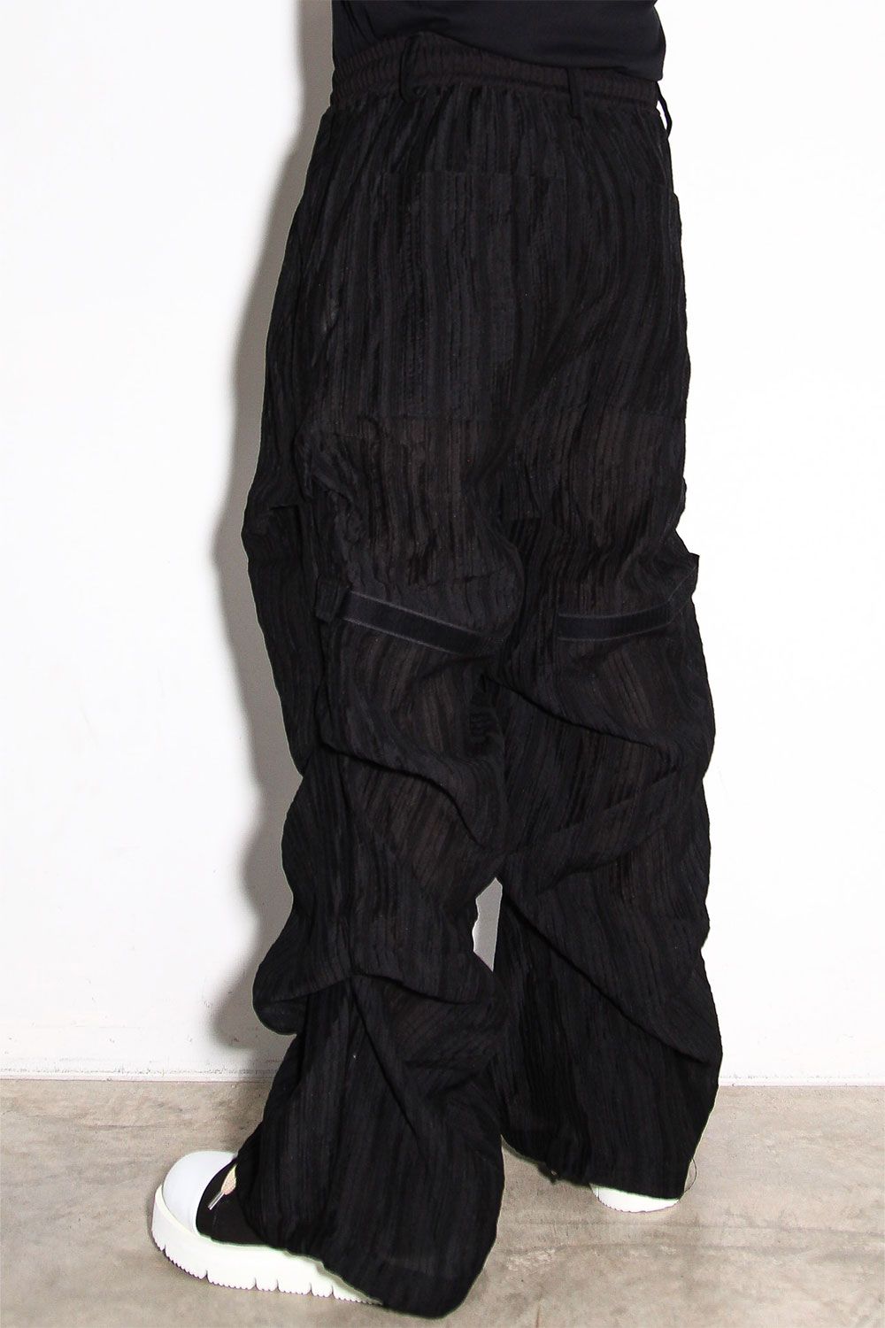 A.F ARTEFACT カーゴ　バギーコーデュロイ　カーキ　3 A.F ARTEFACT / Zip Cargo Long Pants / Khaki - LAD MUSICIAN