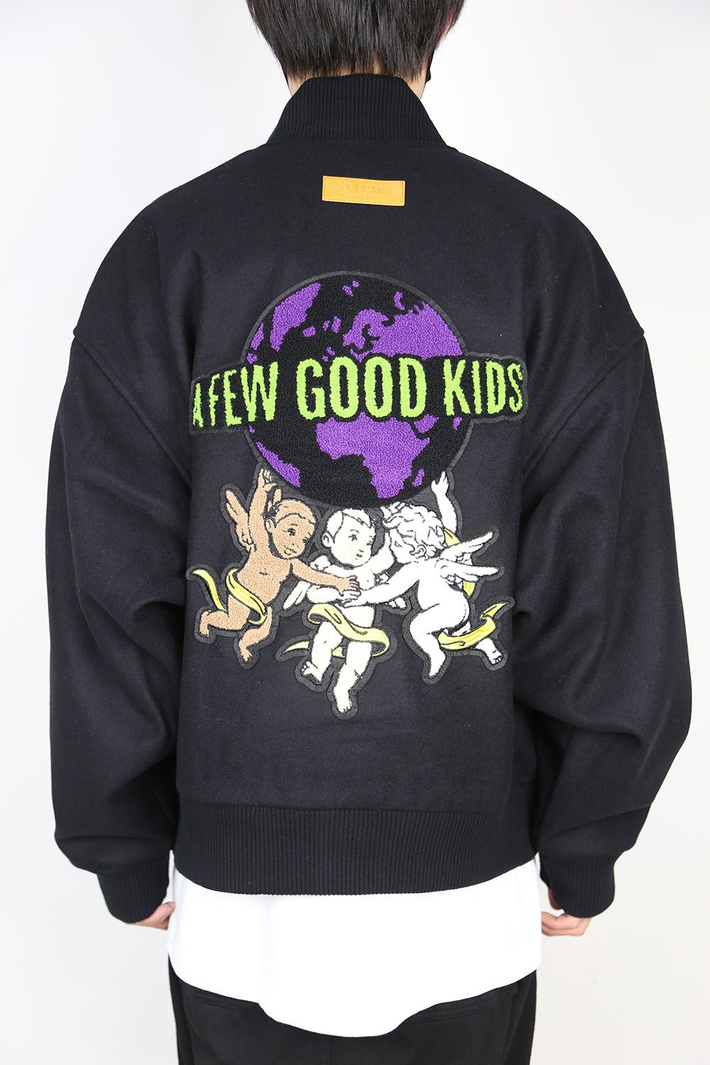 A FEW GOOD KIDS - ANGEL COLLEGE JACKET / ブラック | Tempt