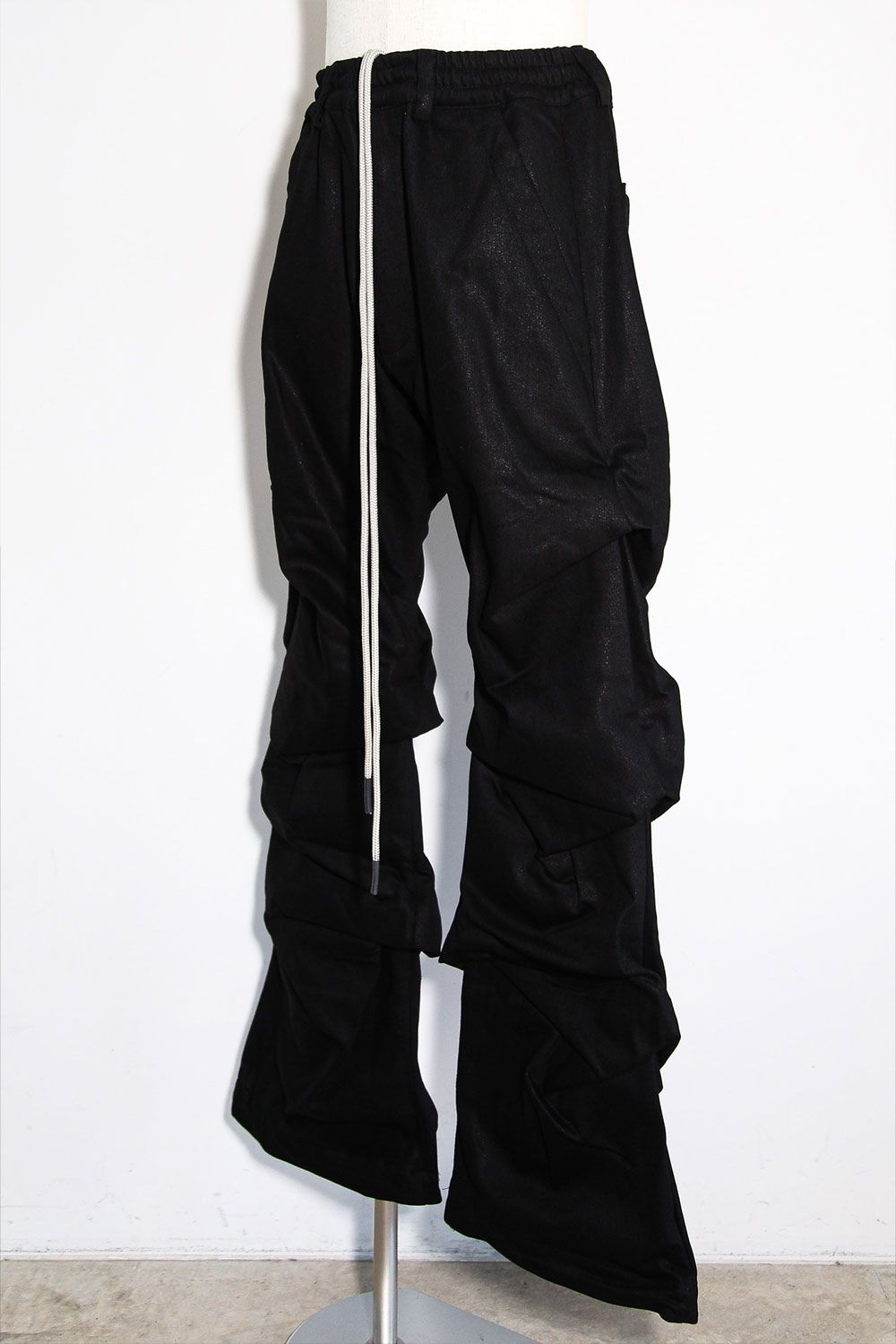 ブーツカットタックパンツ / BOOTS CUT TUCK PANTS / ブラック / ag-8060-2