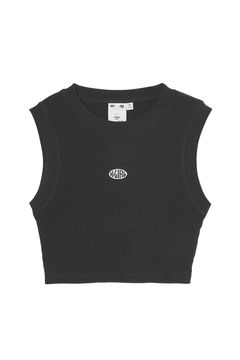 OVAL LOGO TANK TOP / ブラック