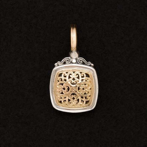 Mediterranean Small Square Pendant / GP042