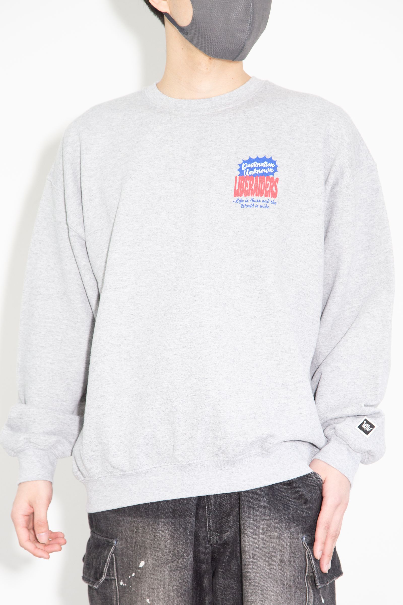 DIALOGUE BALLOON CREWNECK / グレー