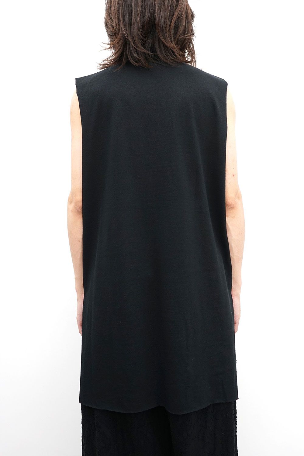 High Neck Sleeveless Pullover / ブラック
