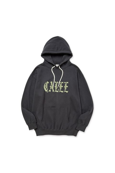 O/E LOGO PULLOVER HD / チャコール