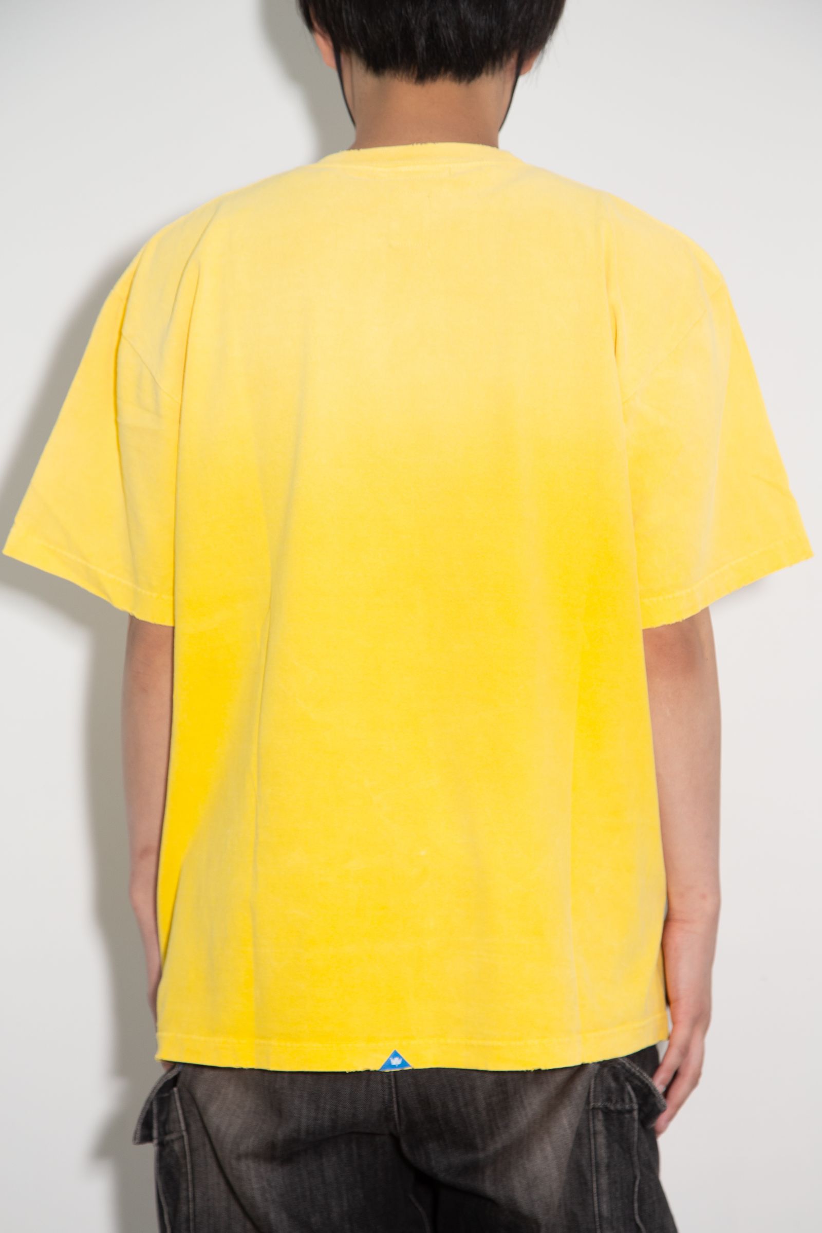FADED PUNK LOGO TEE / イエロー