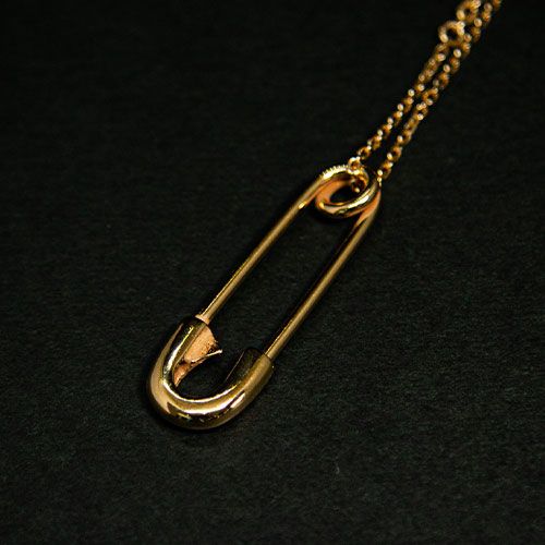 ピンネックレス / B / ゴールド / PIN NECKLACE / B / GOLD