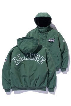 NYLON PUFFER JACKET / グリーン