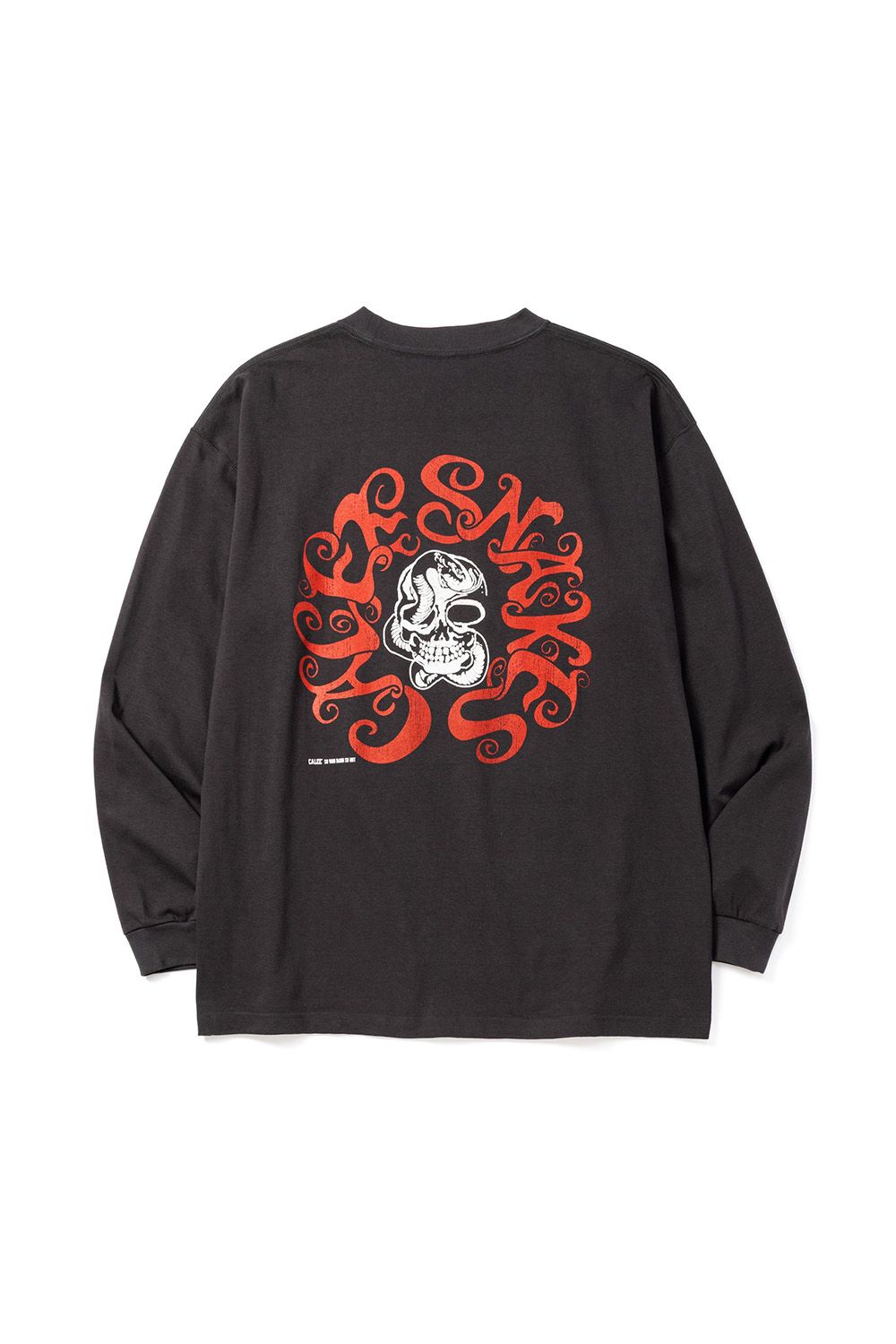 VINTAGE TYPE CALEE SNAKES L/ S TEE / ブラック