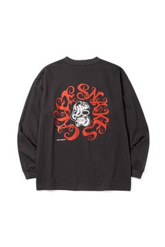 VINTAGE TYPE CALEE SNAKES L/ S TEE / ブラック