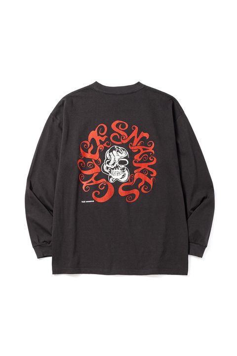 VINTAGE TYPE CALEE SNAKES L/ S TEE / ブラック