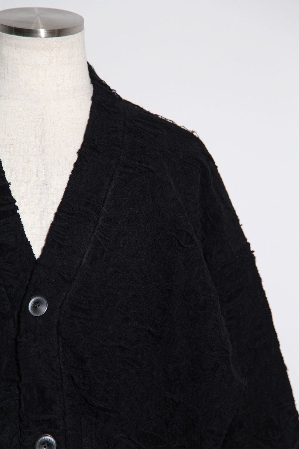ジャンボカーディガン / JUMBO CARDIGAN / ブラック / ag-12089-1