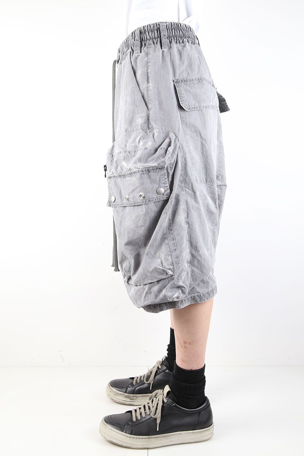 ダストダイビッグポケットショーツ / DUST DYED BIG POCKET SHORTS / グレー
