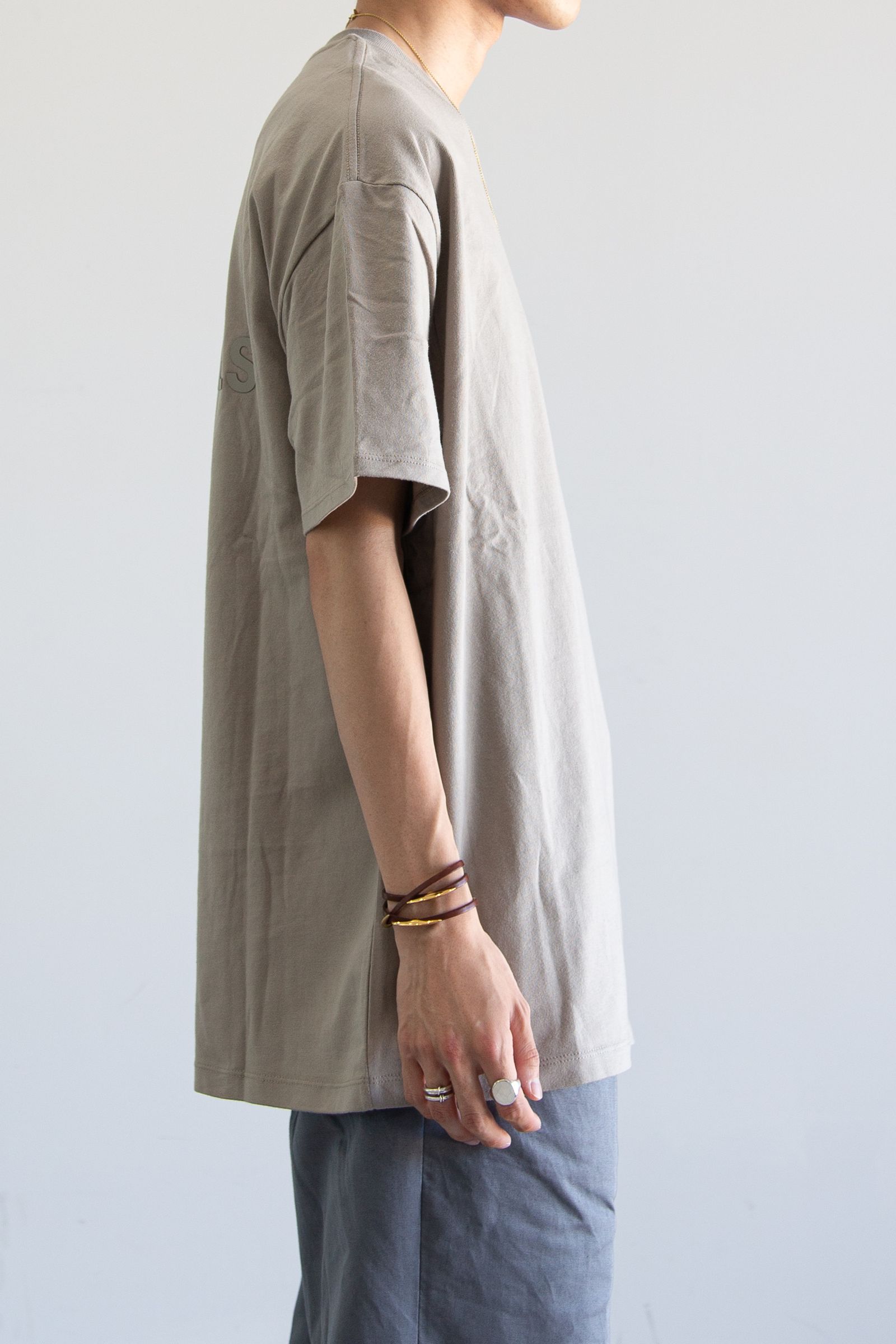 21SS BACK LOGO S/S TEE / モス
