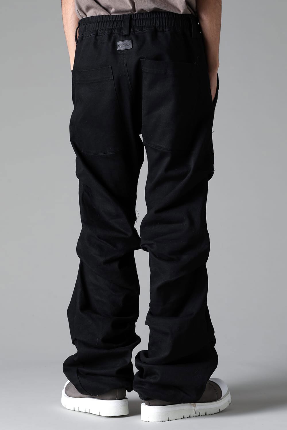 ブーツカットタックパンツ / BOOTS CUT TUCK PANTS / ブラック / ag-8060-2