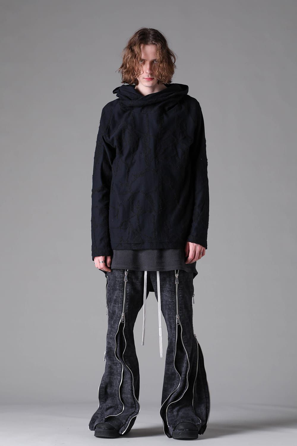 Twisted-Hood Pullover