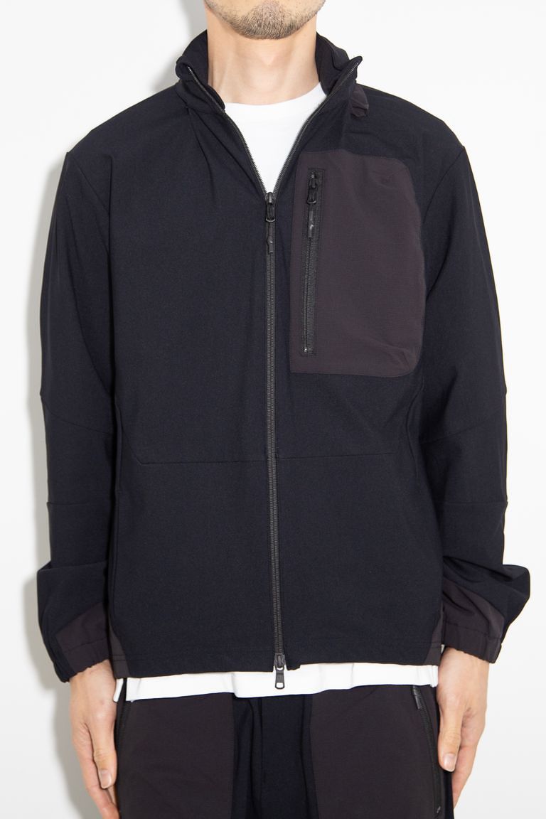 STAND HOODIE JACKET / ブラック