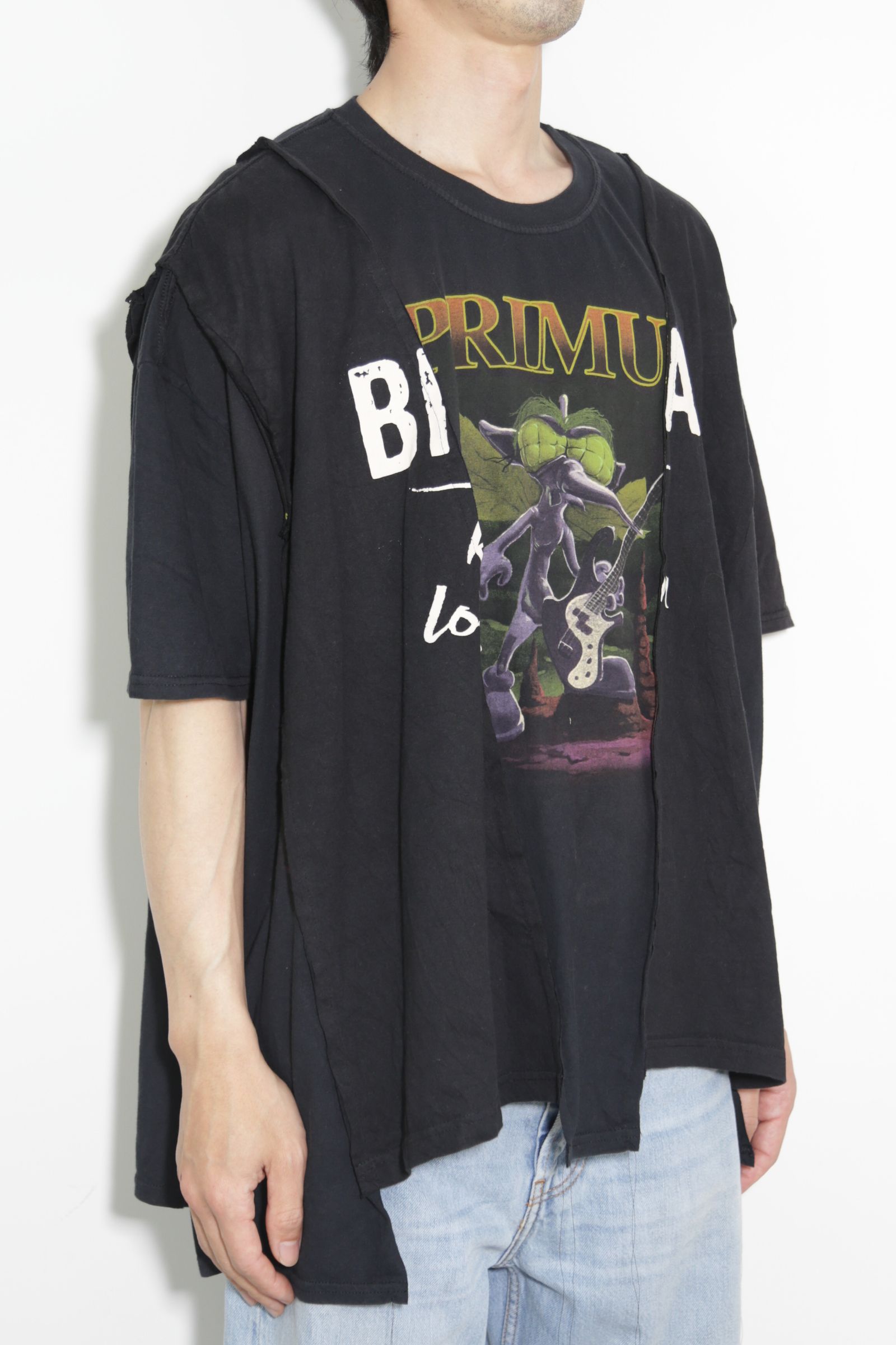 Wide Band Tee E / ブラック