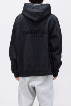 22SS BACK LOGO SWEAT HOODIE / ブラック