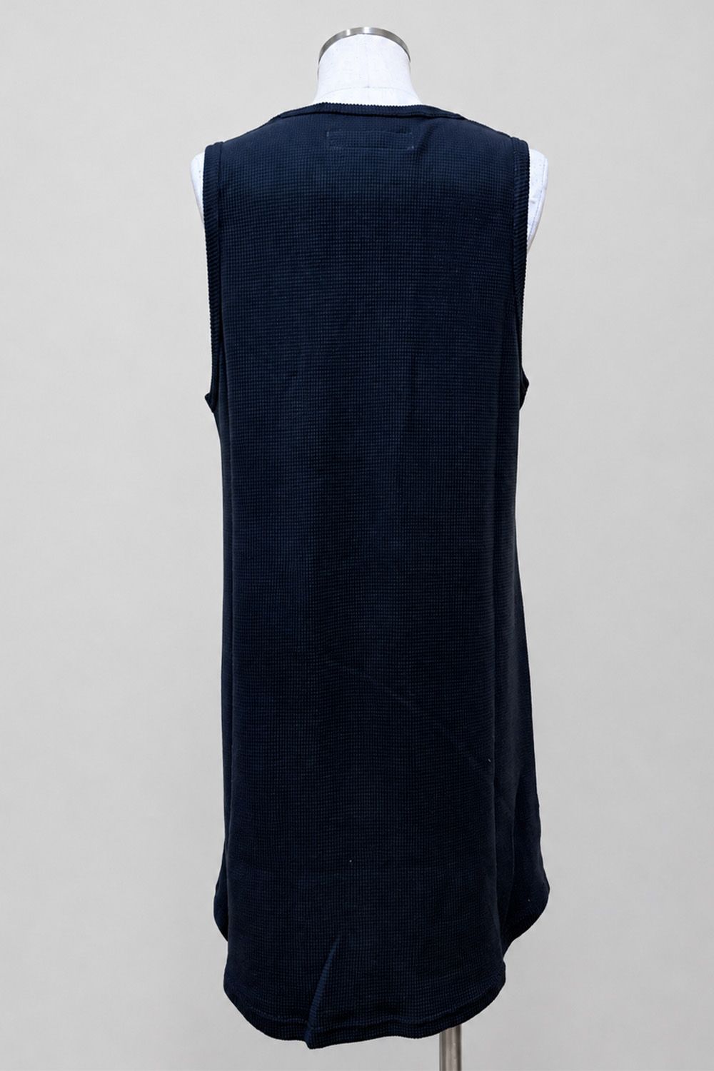 ロング丈ワッフルタンクトップ / Long Length Tank Top / グレー / ag-10096-2