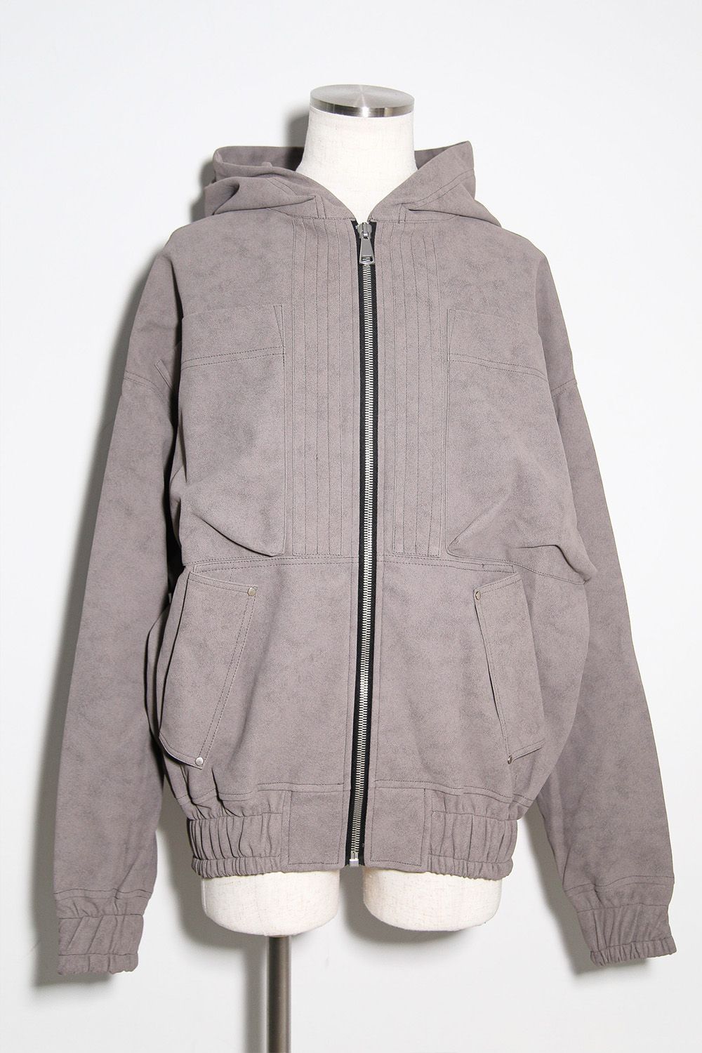 フーディーブルゾン / HOODED BLOUSON / グレー / ag-12011