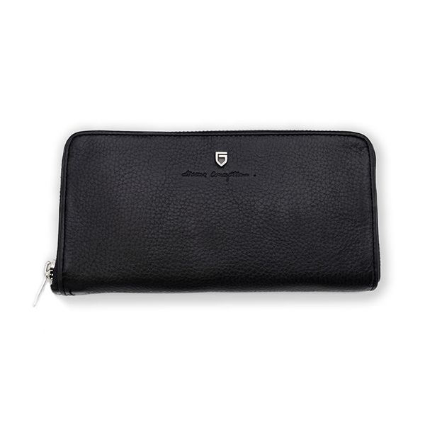 GARNI - Sign Zip Long Wallet / ブラック | Tempt