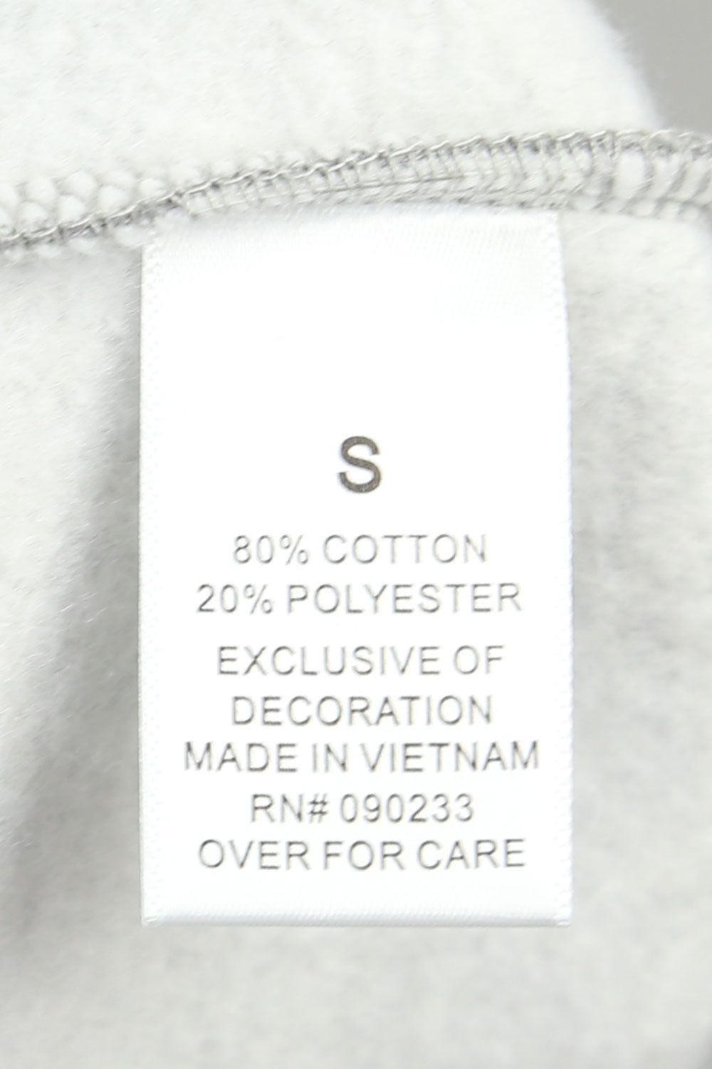 21SS BACK LOGO SWEAT (RUBBER) / ダークオートミール