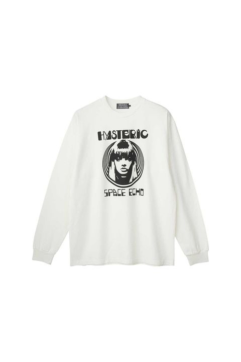 SPACE ECHO Tシャツ / ホワイト