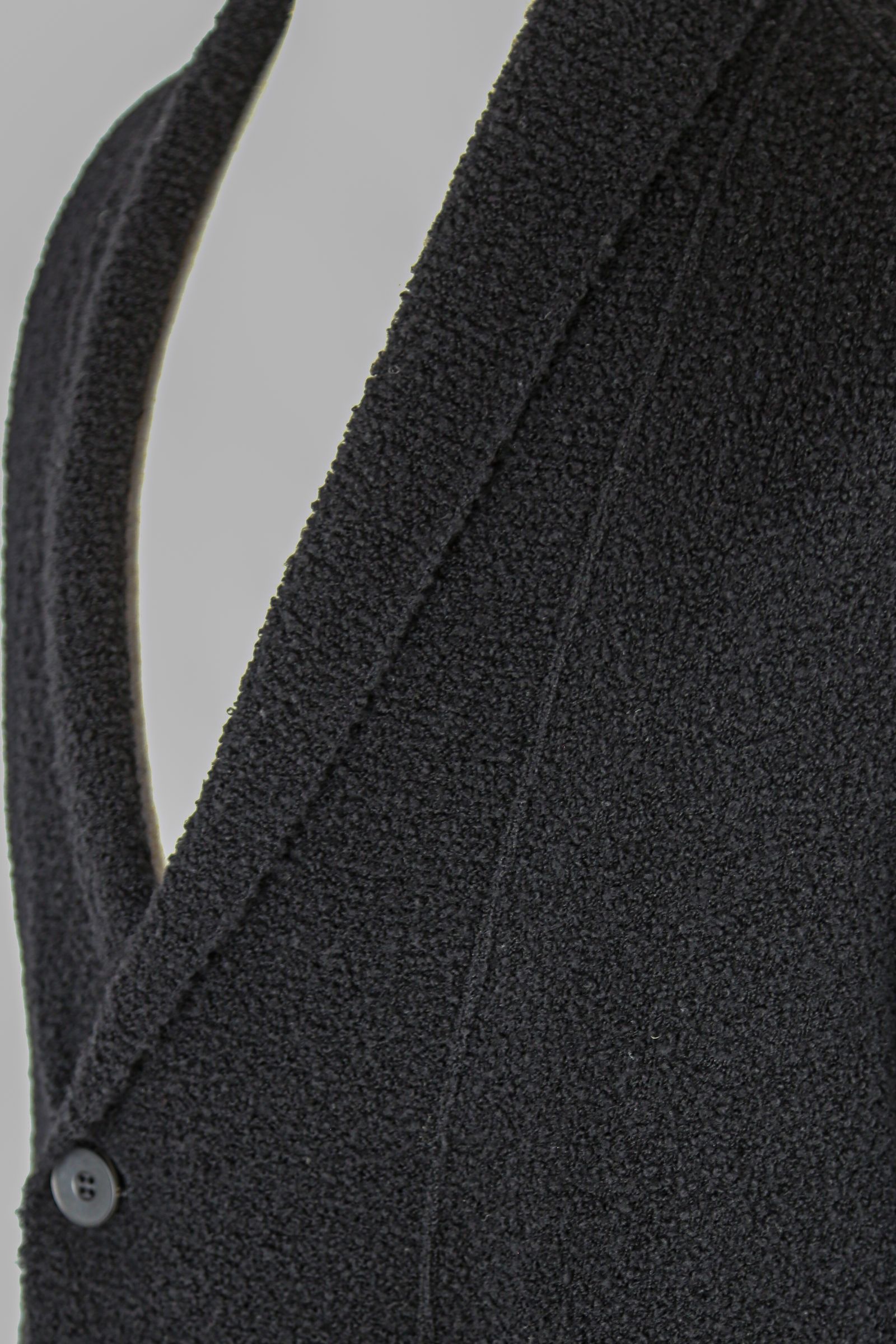 JULIUS - ONE BUTTON KNIT CARDIGAN / ブラック | Tempt