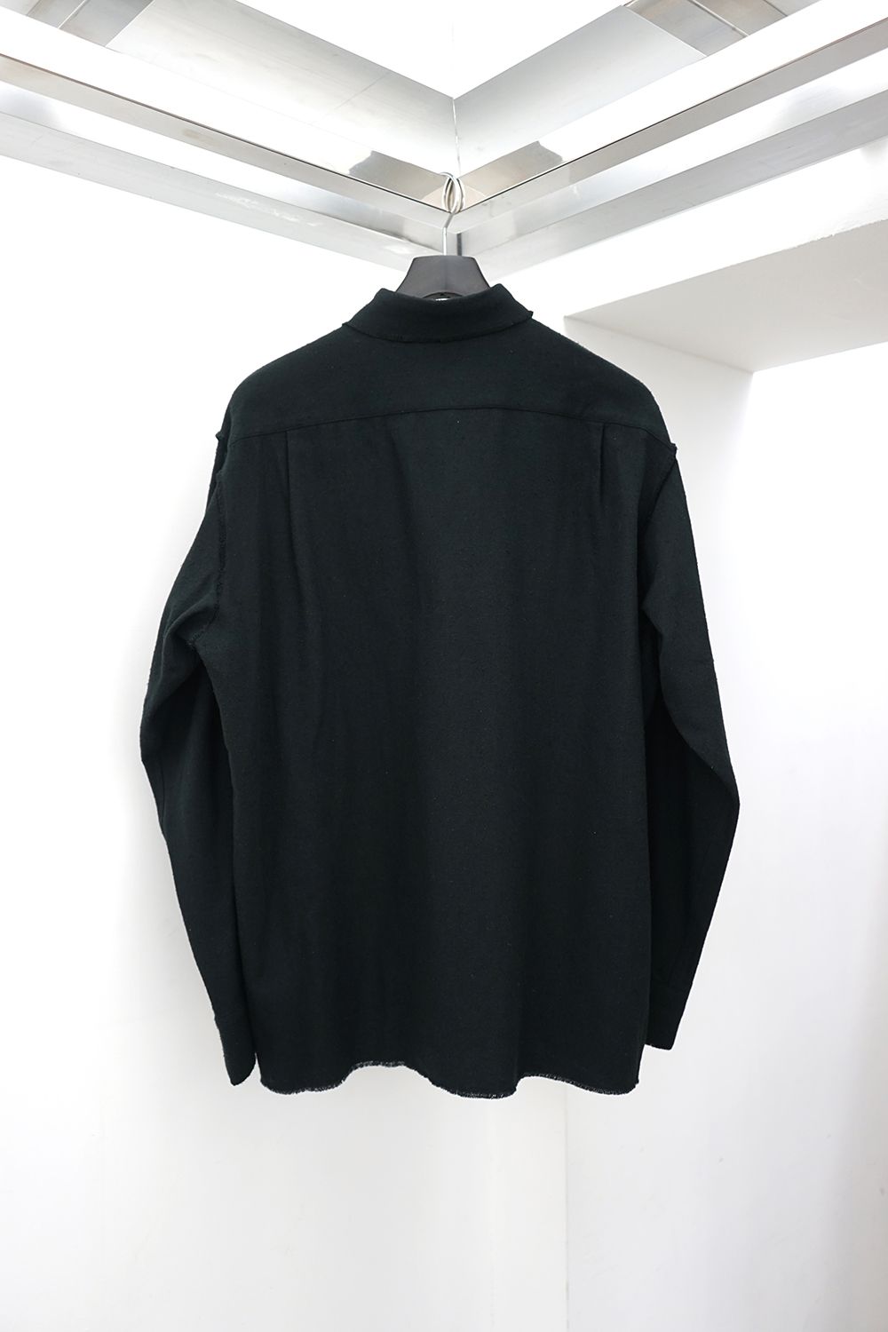 Inside-Out Raw-Edge Shirt