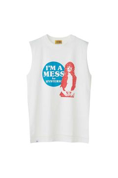 I’M A MESS HYSノースリーブ / ホワイト