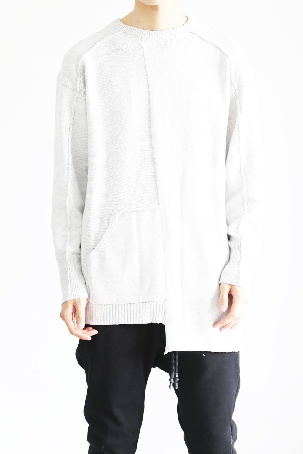 [ラスト1点 サイズ5] SHIFT KNIT JERSEY / スノーホワイト