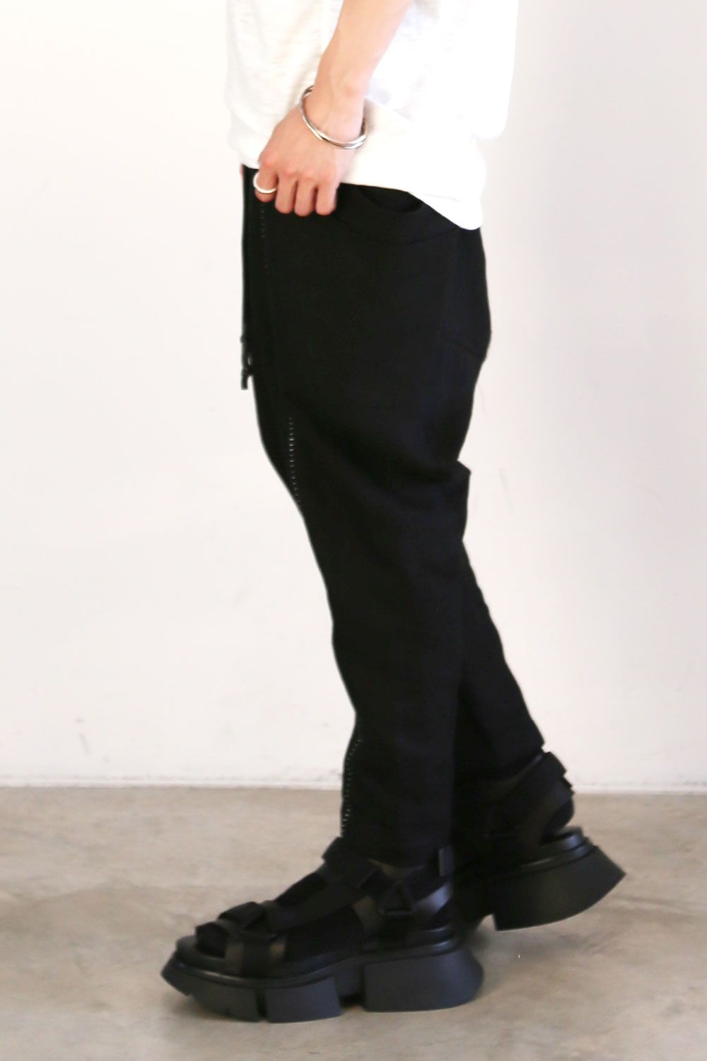 HEAVY LINEN JODHPUR / ブラック