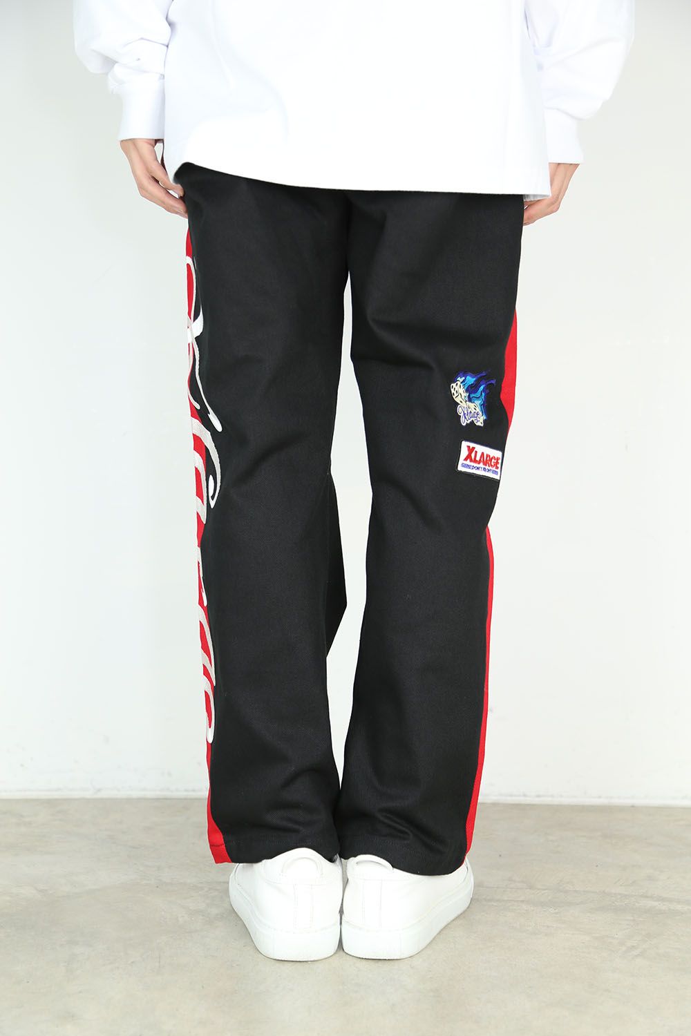 XLARGE - RACING TEAM PANTS / レッド | Tempt