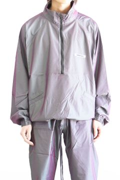 HALF ZIP TRACK JACKET / イリデセントゥ