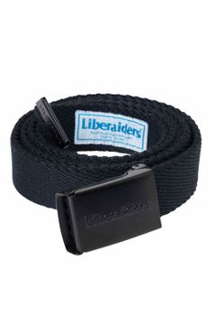 【人気定番商品】 EMBOSS LOGO BELT / ブラック
