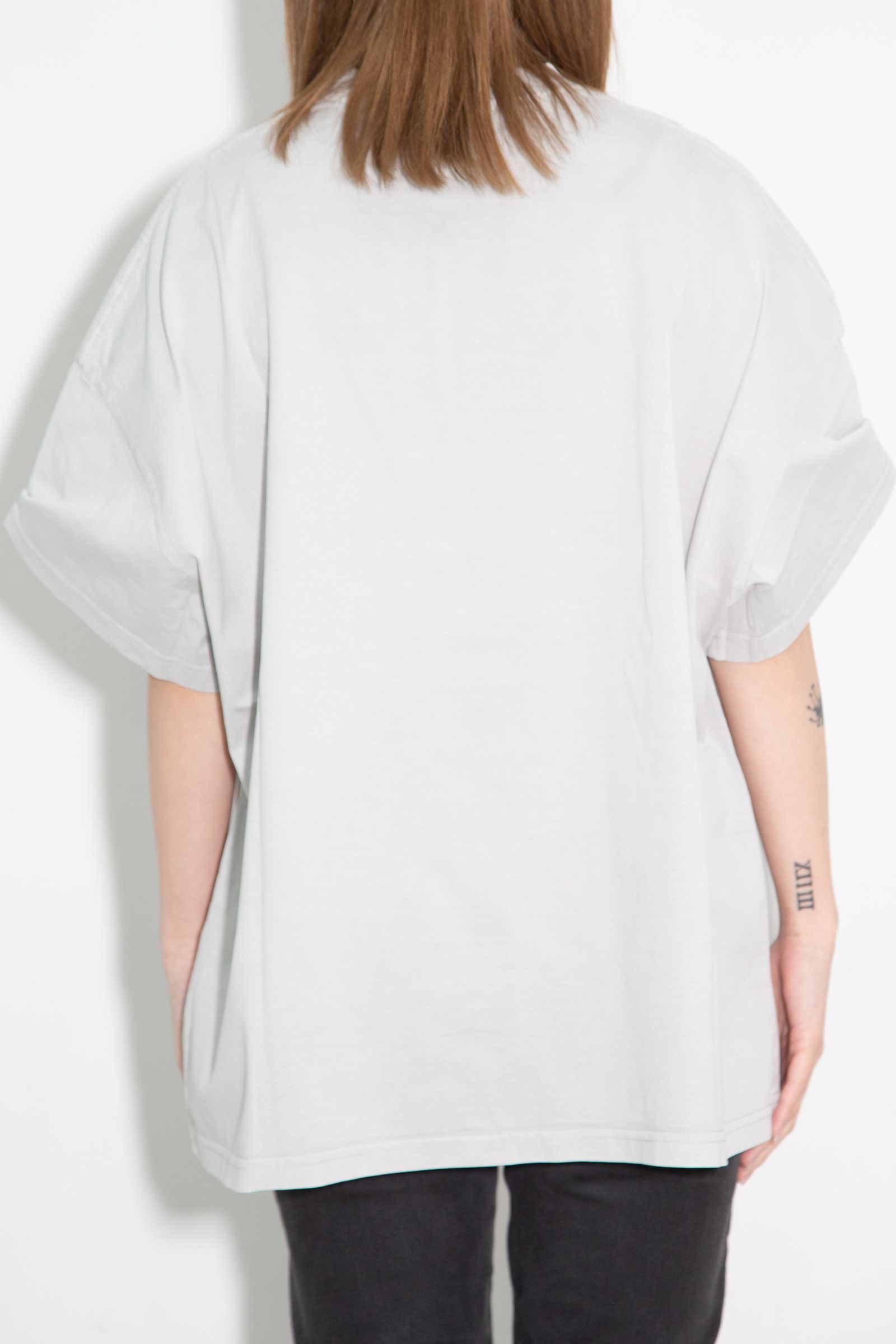 FADED I LOVE X-GIRL S/S BIG TEE DRESS / ライトグレー
