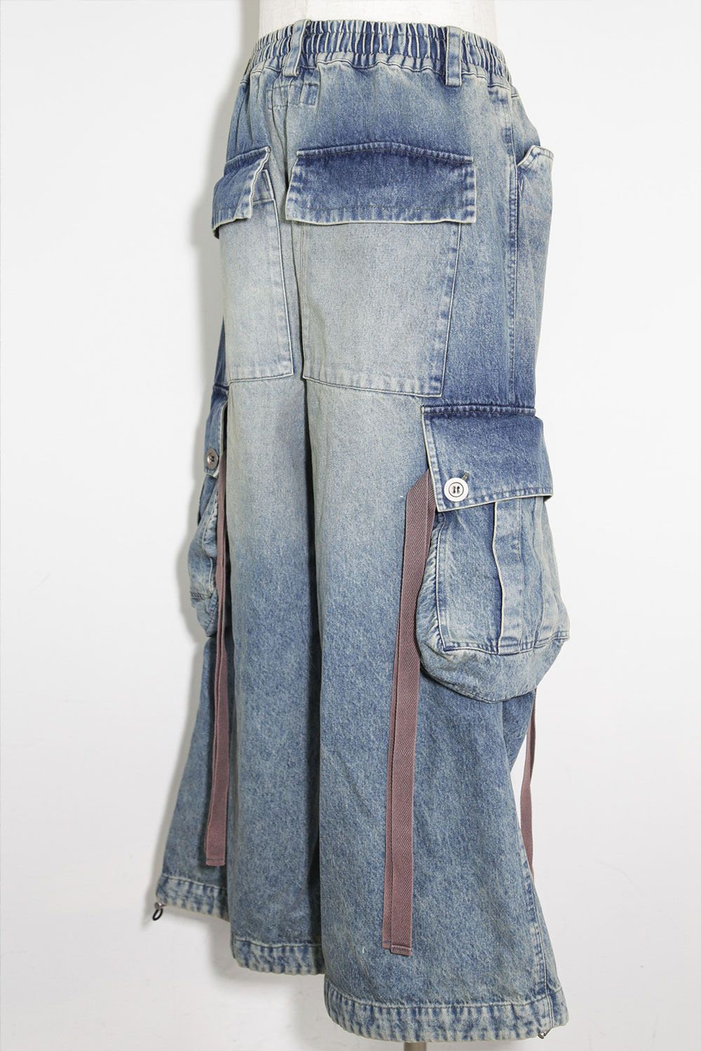 ヴィンテージデニムワイドパンツ / VintageDenim Wide Pants / ブルー / ag-8062