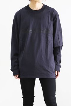 FRONT LOGO L/S TEE / ネイビー