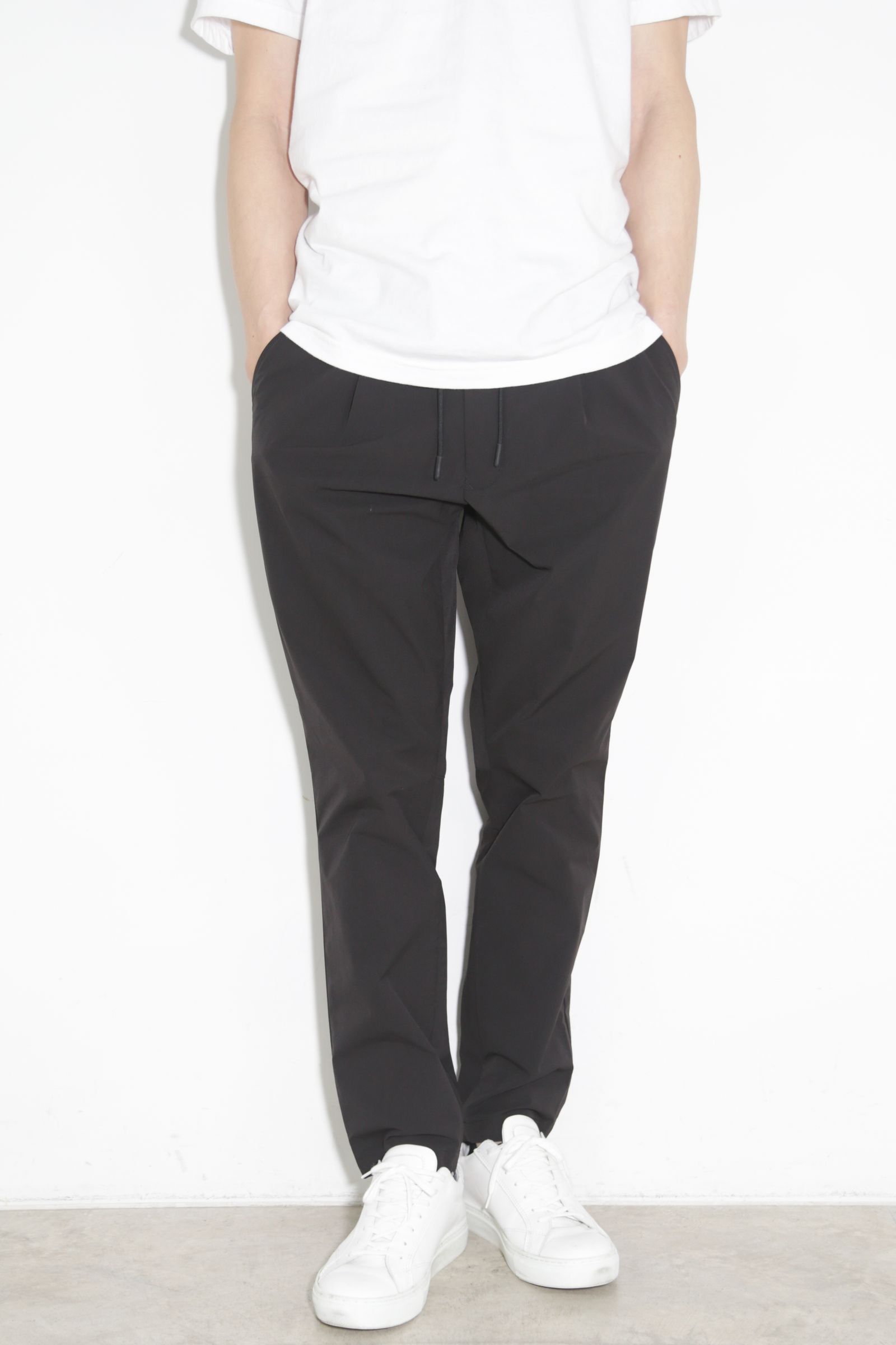 JH＋HARD STRECTH EASY PANTS★ / ブラック×カーキ