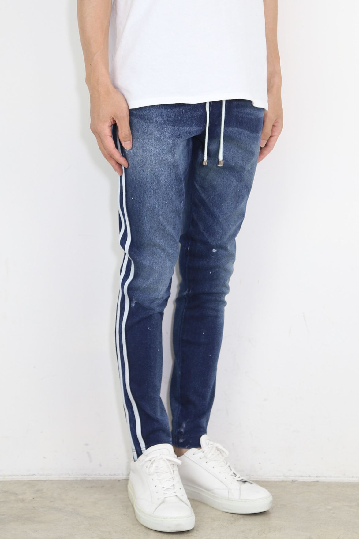【人気継続商品】EX denim jersey BLINDLINE PT / ダークインディゴ