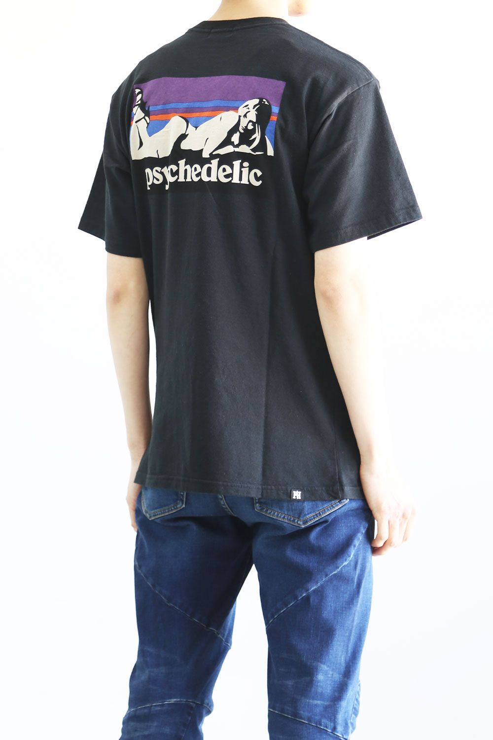 【希少デザイン】ヒステリックグラマー☆バックプリントロゴTシャツ 前面ポケット