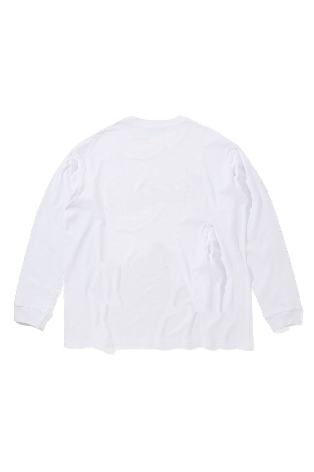【BILLIONAIRE BOYS CLUB】COTTON L/S T-SHIRT ARCH LOGO / ホワイト