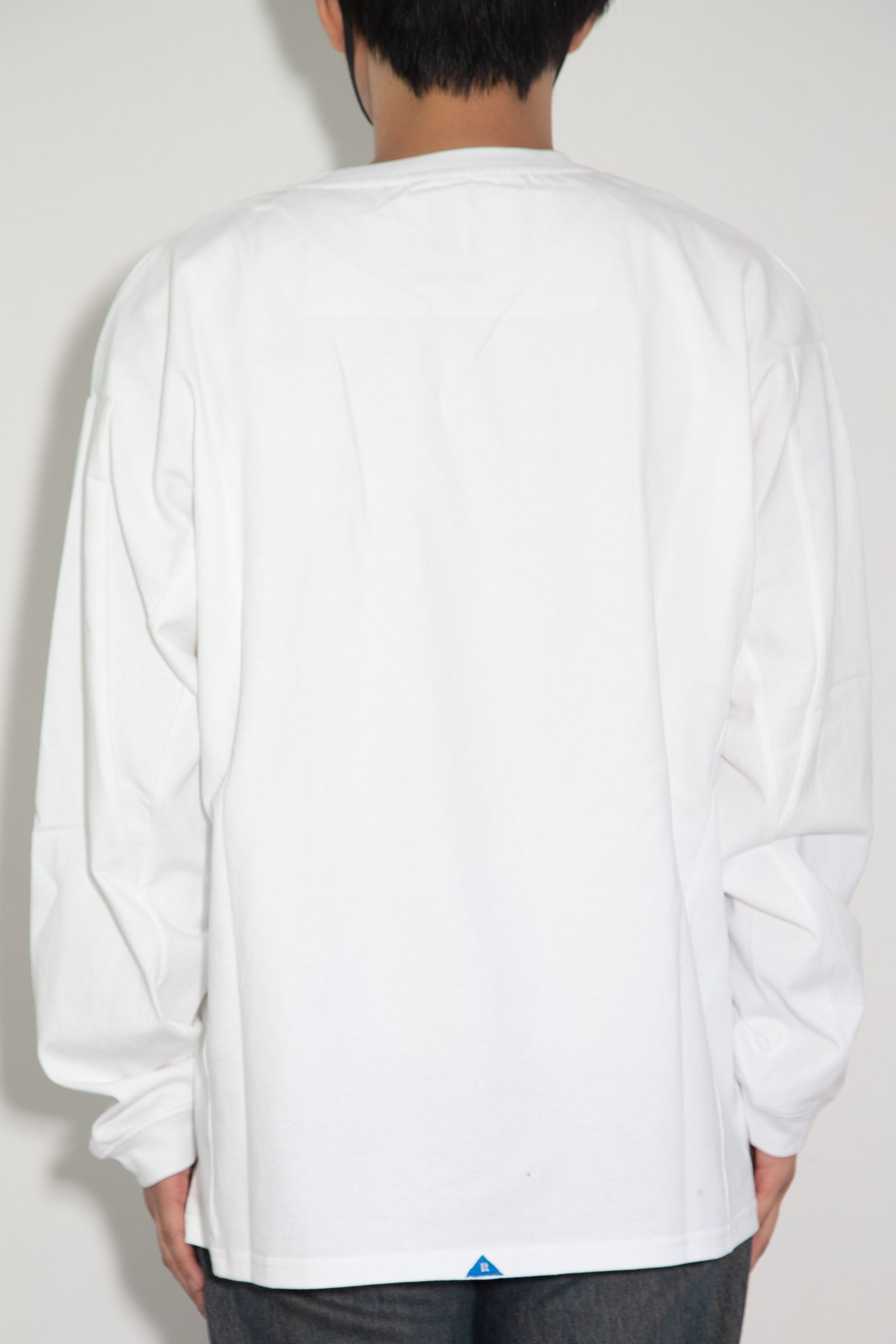 3D CUT L/S TEE / ホワイト