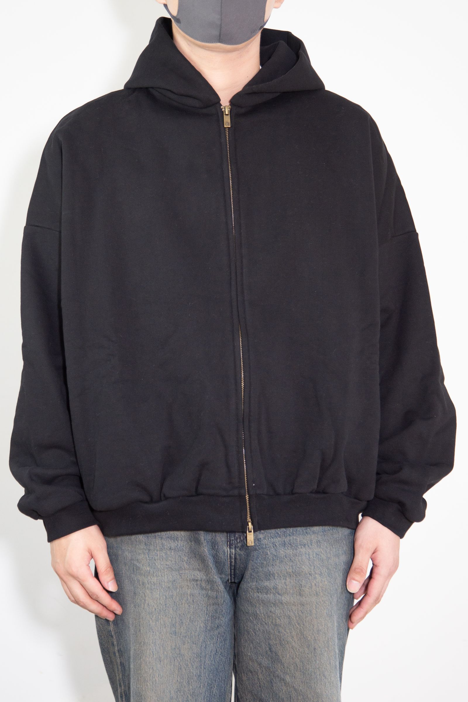 24FW HEAVY WEIGHT FULL ZIP HOODIE / ブラック