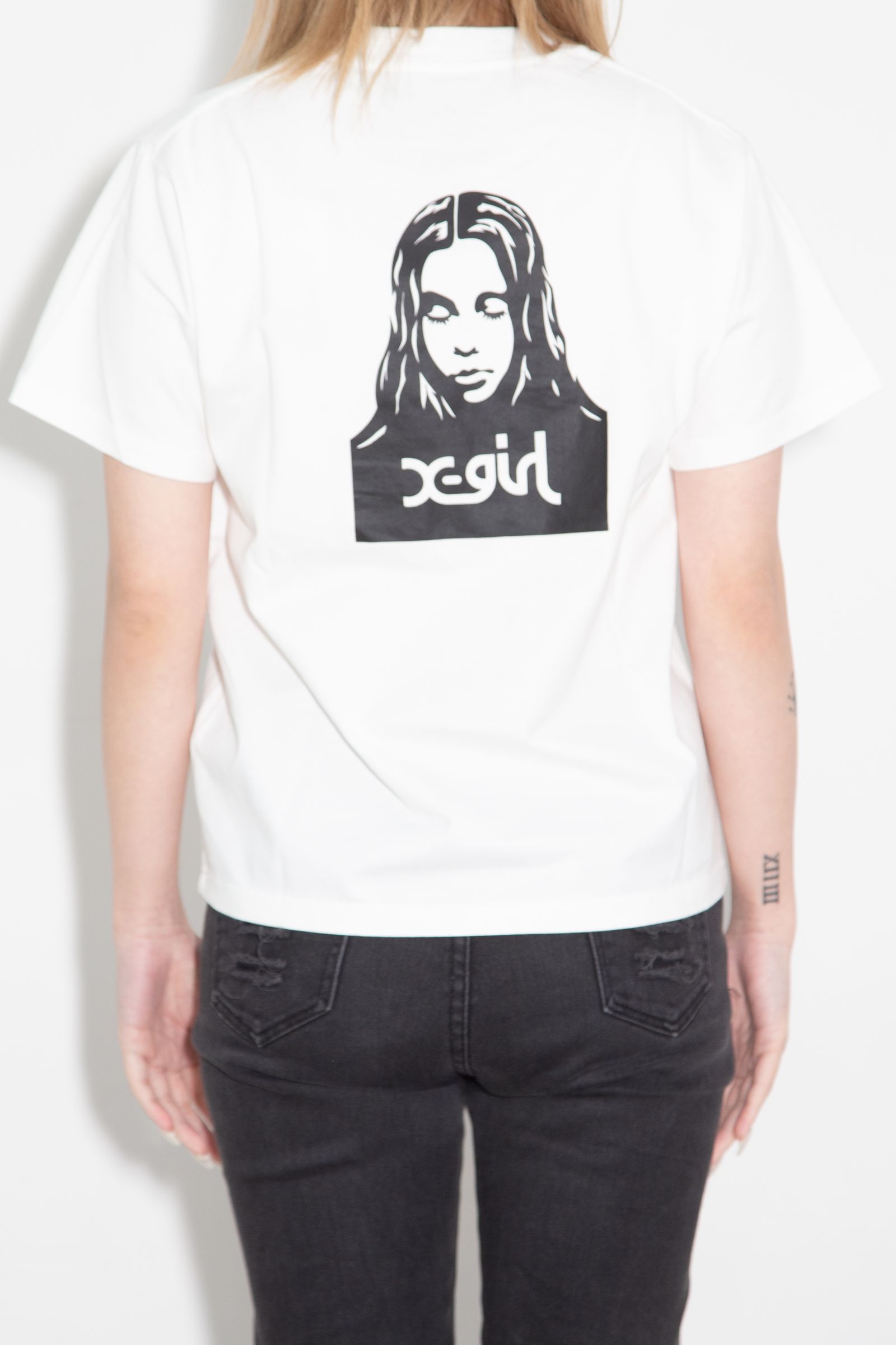 FACE S/S TEE / ホワイト